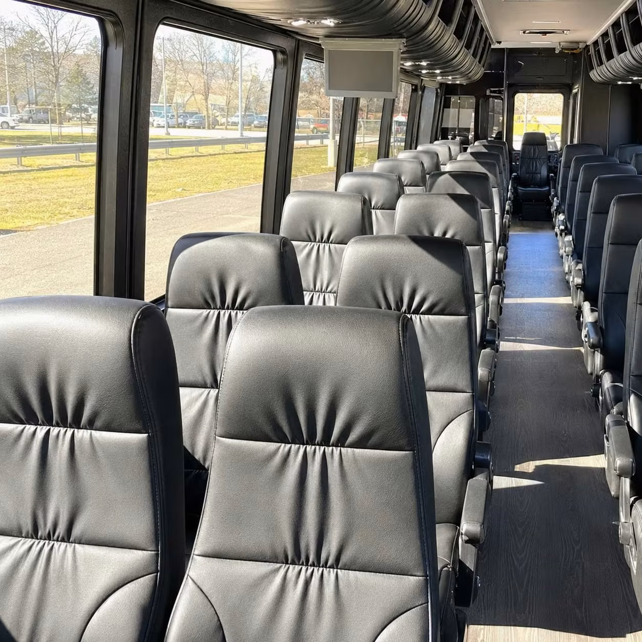 25 passenger minibus inside