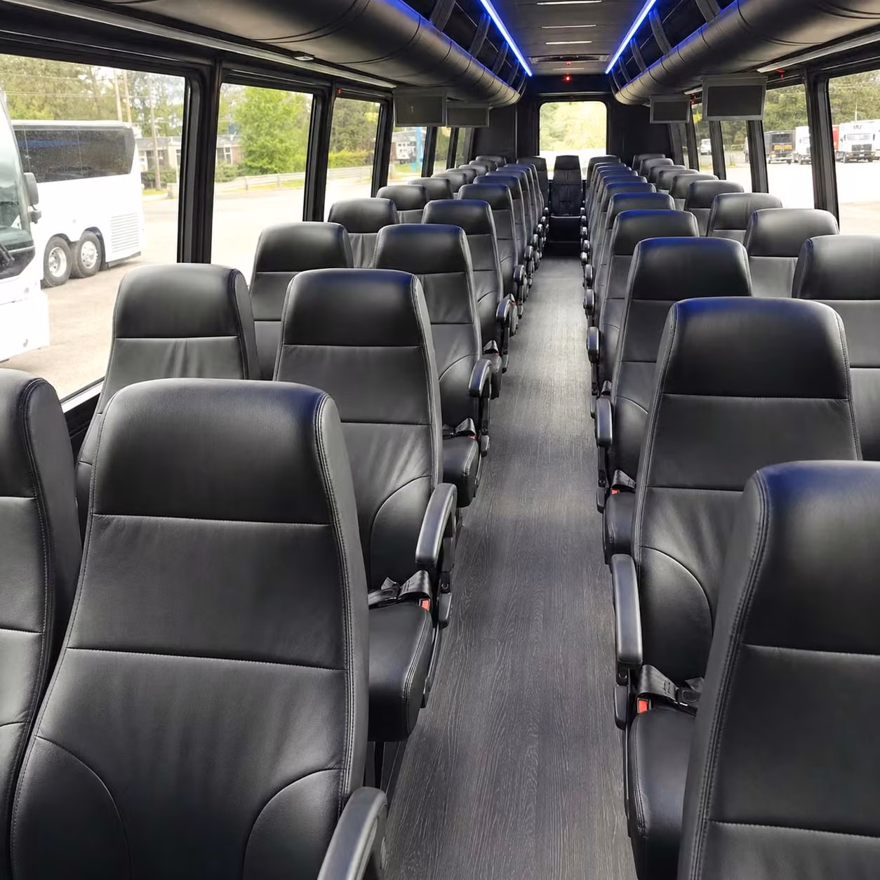 25 passenger minibus interior