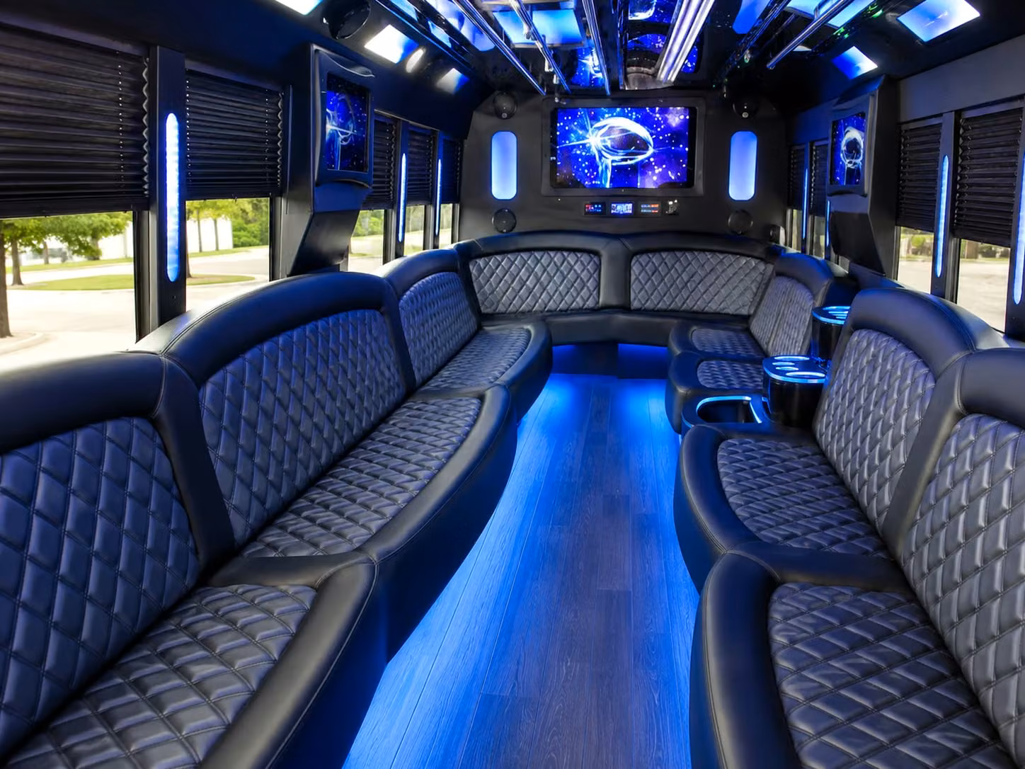 bachelorette and bachelor party buses in stockton