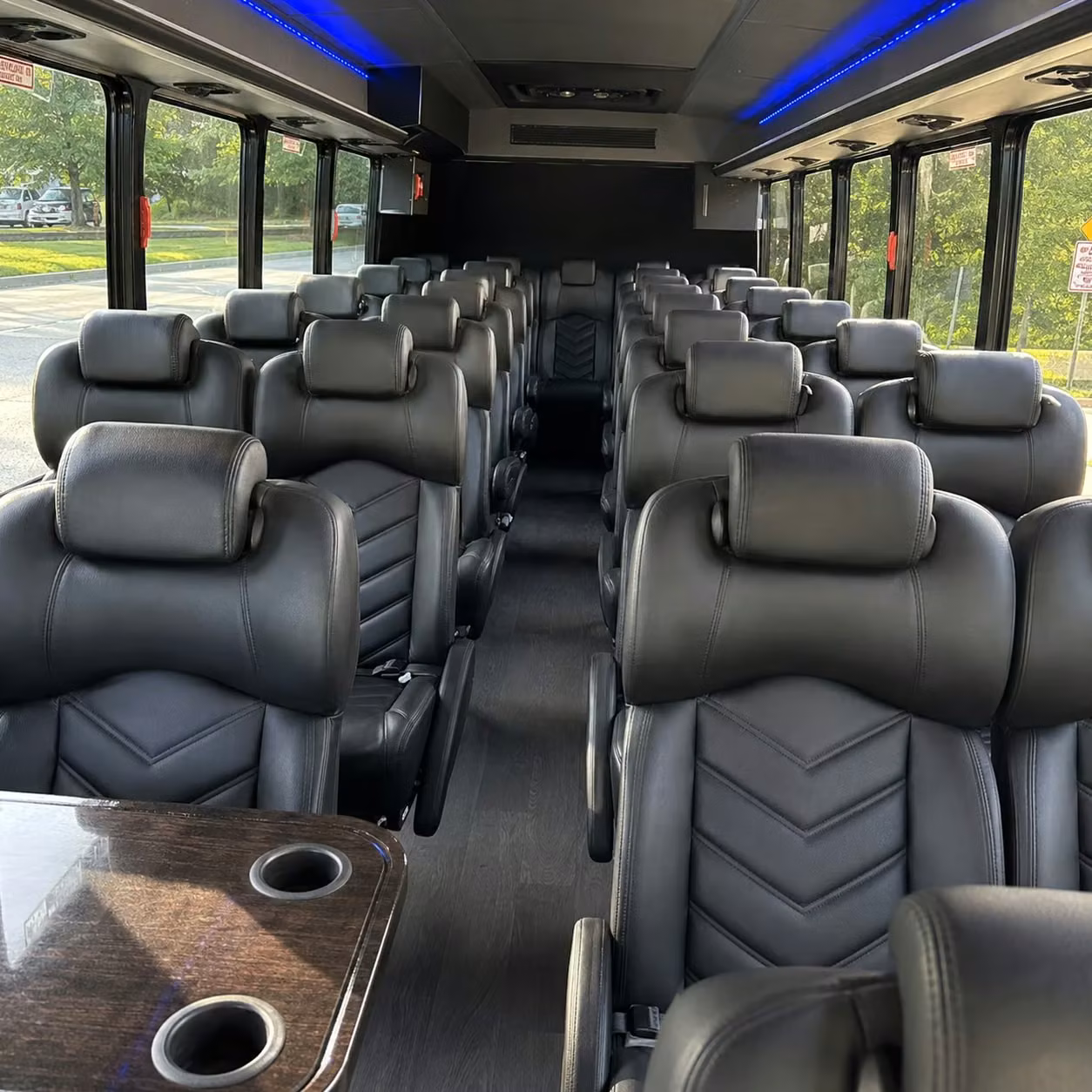 corporate event bus rentals in stockton