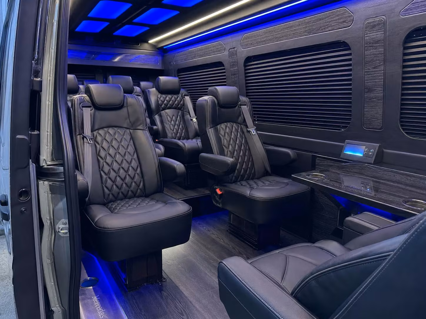 sprinter van transportation for groups and events across stockton